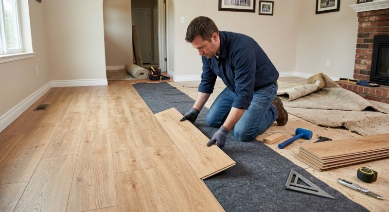 Laminate Floor Remodeling in Snellville, GA