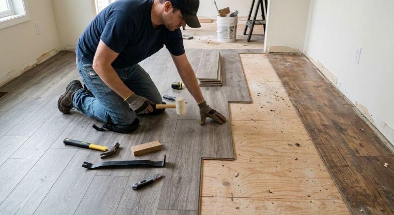 Laminate Floor Replacement in Snellville, GA