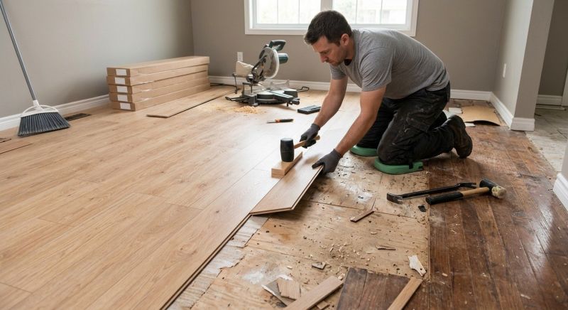 Laminate Floor Replacement in Rockdale County, GA