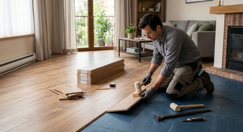 Laminate Floor Replacement in Walton County, GA