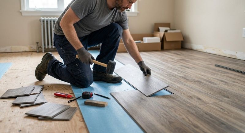 Linoleum Floor Installation in Lawrenceville, GA
