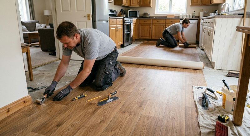 Linoleum Floor Installation in Snellville, GA