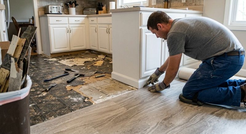 Linoleum Floor Installation in Walton County, GA