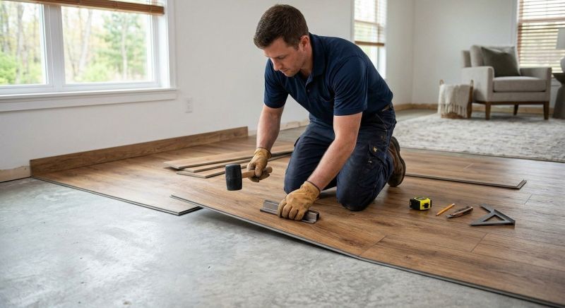 Luxury Vinyl Tile Installation in Bethlehem, GA