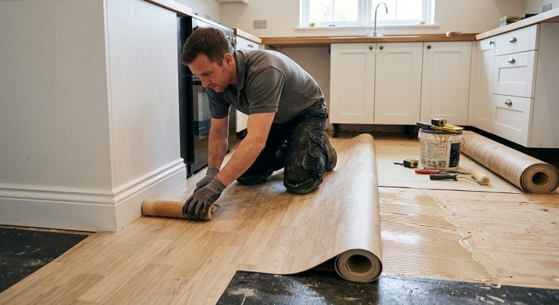 Sheet Linoleum Installation in Winder, GA