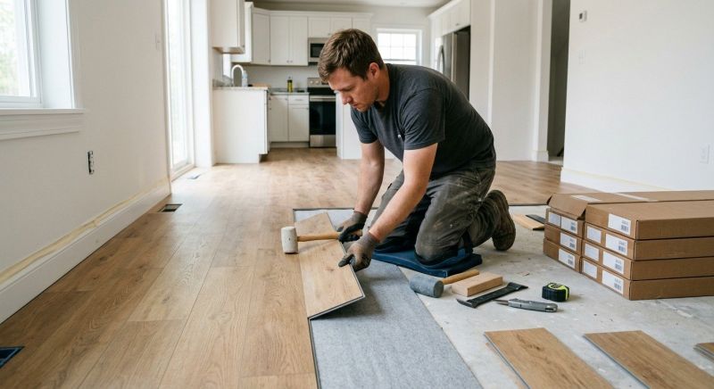 Vinyl Plank Floor Installation in Snellville, GA