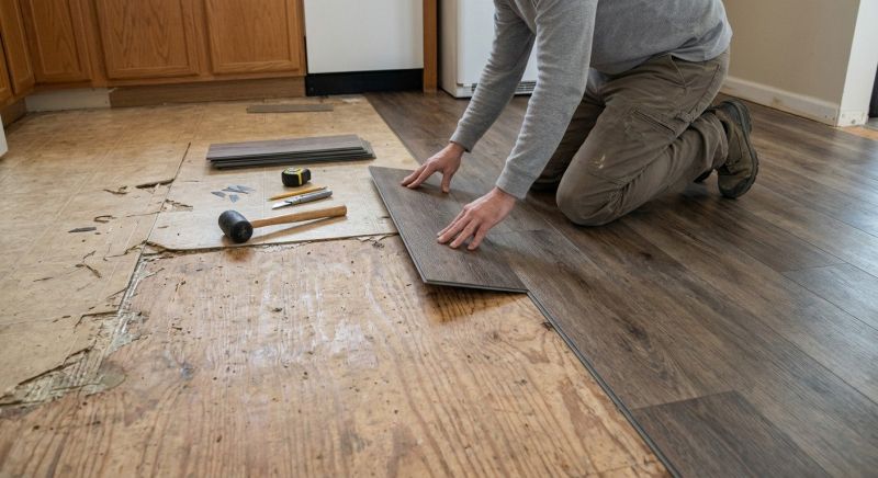 Vinyl Tile Replacement in Snellville, GA